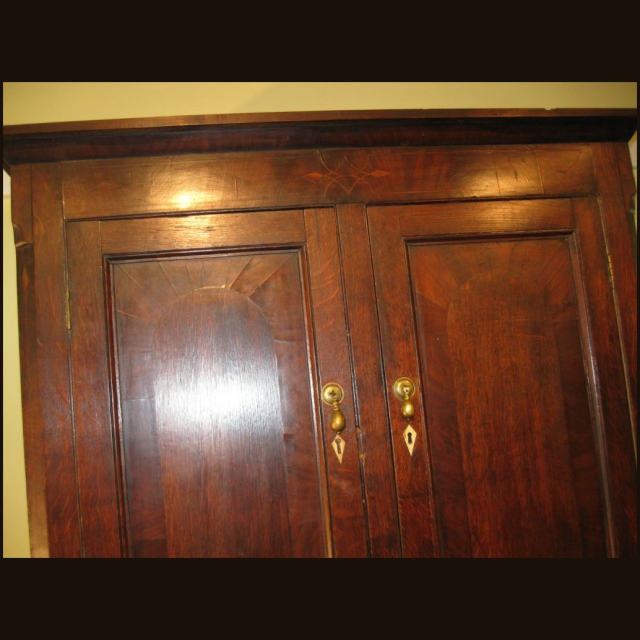 early 18th c Linen Press - Image 4