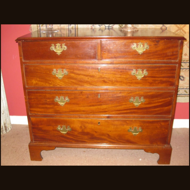 Mid 19th C Chippendale Chest of Drawers - Image 3