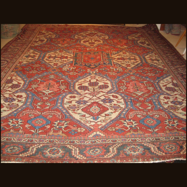 19th c Persian Serapi  10 x 12    SOLD