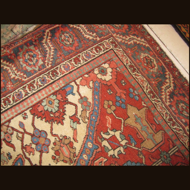 19th c Persian Serapi  10 x 12    SOLD - Image 3