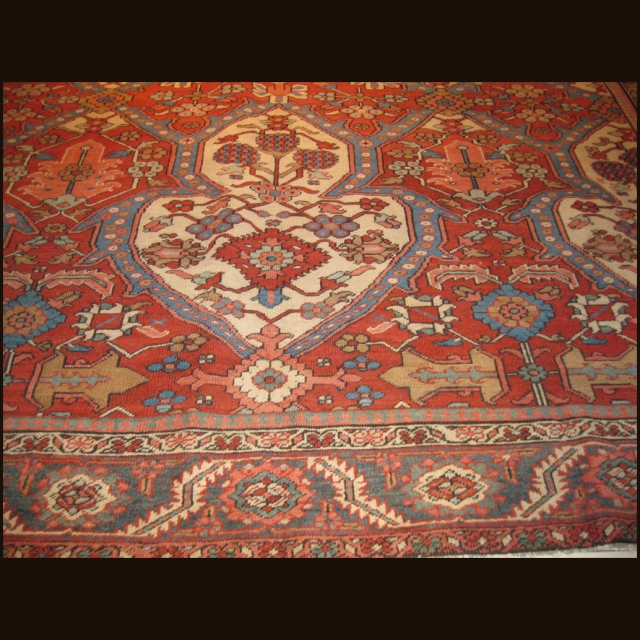 19th c Persian Serapi  10 x 12    SOLD - Image 2