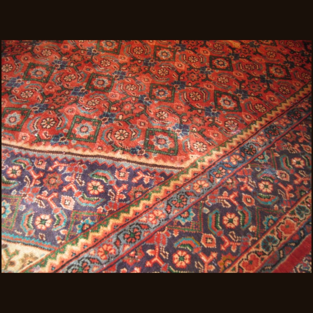 Antique Persian Mahal  9.3 x 12.10 - Image 3