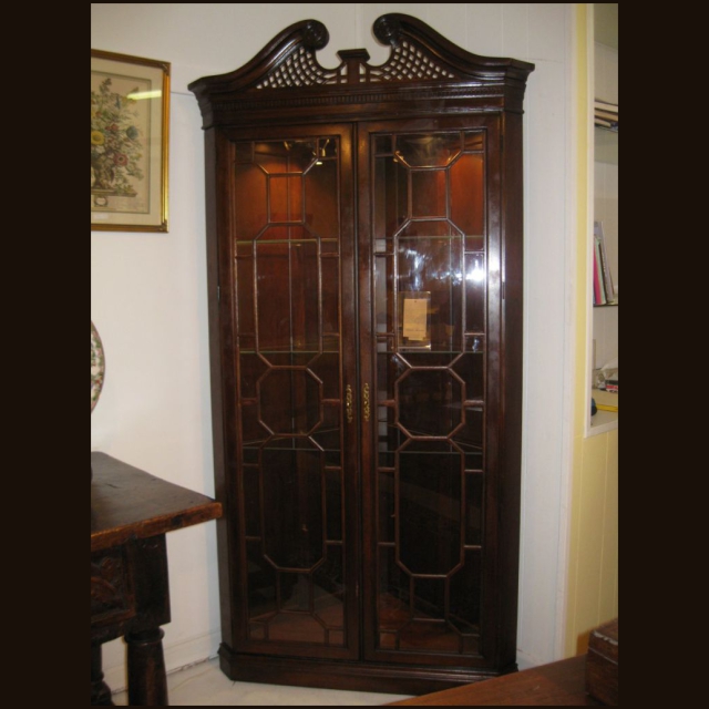 Cherry Corner Cupboard by The Harden Furniture Company