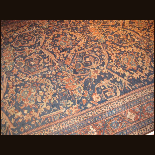 Antique Persian Ferehan 9.7 x 12 SOLD - Image 3