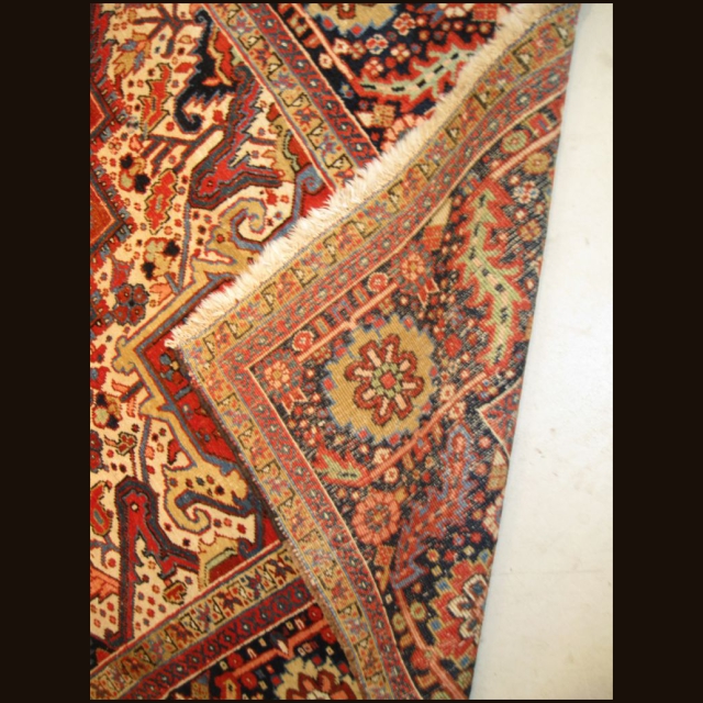 Antique Persian Heriz 9.6 x 13 SOLD - Image 4