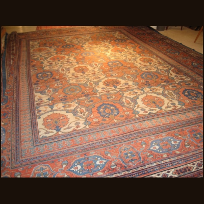19th c Persian Bibikabad  12.2 x 15.8