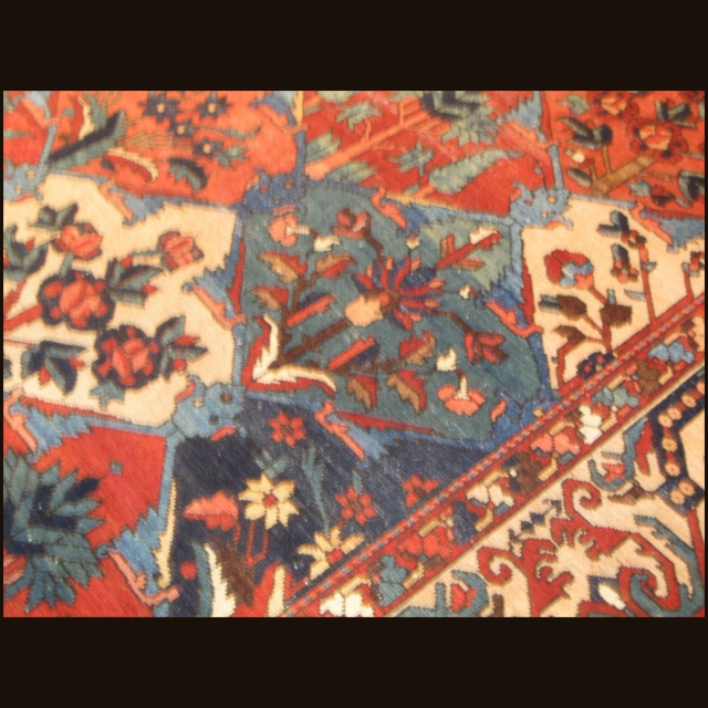 Antique Persian Baktieri  10.7 x 16.4 - Image 8