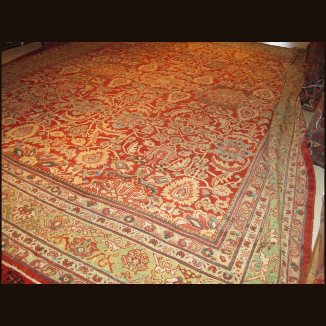 Antique Sultananabad 12.6 x 15.7 - Image 2