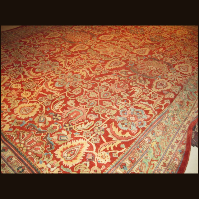Antique Sultananabad 12.6 x 15.7