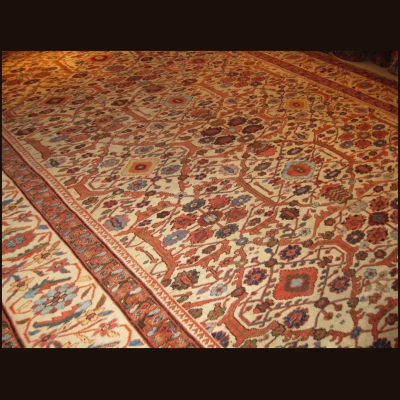 Antique Persian Zeigler Mahal  12.2 x 15.1
