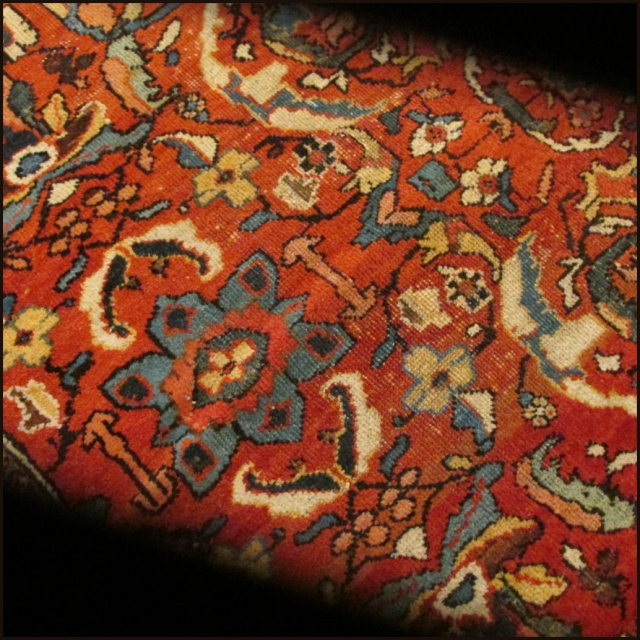 Antique Persian Sultanabad  12.4 x 16.11 - Image 3