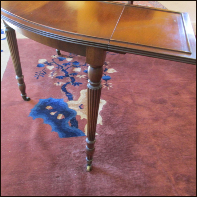 L 19th c Mahogany Hunt Table SOLD - Image 7