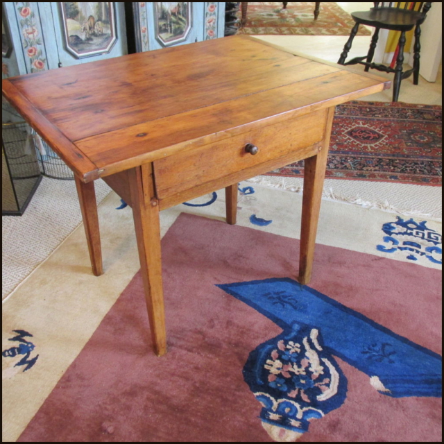 18th c American Pine Tavern Table - Image 2