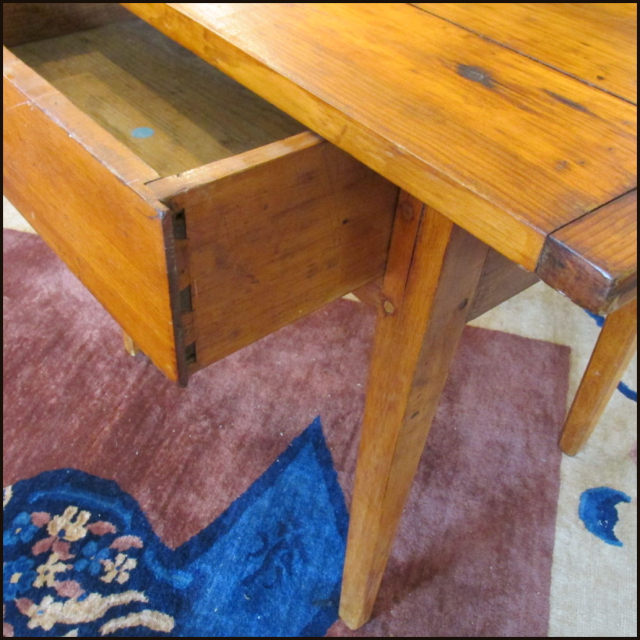 18th c American Pine Tavern Table - Image 3