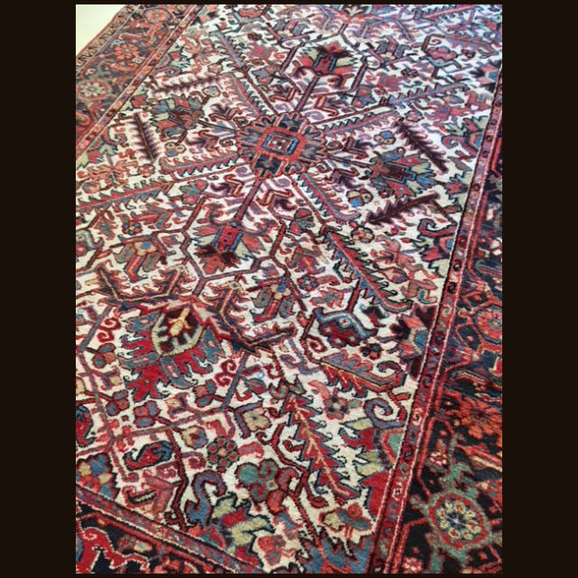 Antique Persian Heriz 6 x 9.8 SOLD - Image 3