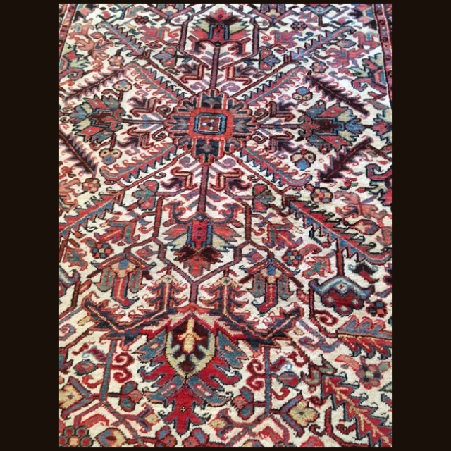 Antique Persian Heriz 6 x 9.8 SOLD - Image 4