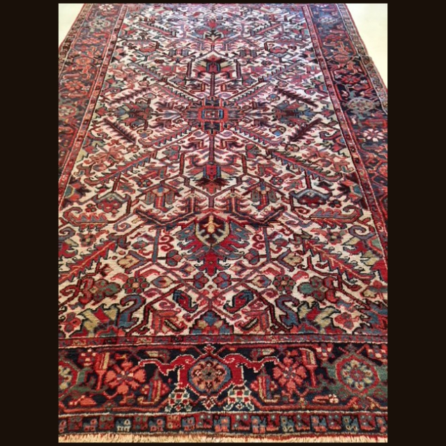 Antique Persian Heriz 6 x 9.8 SOLD