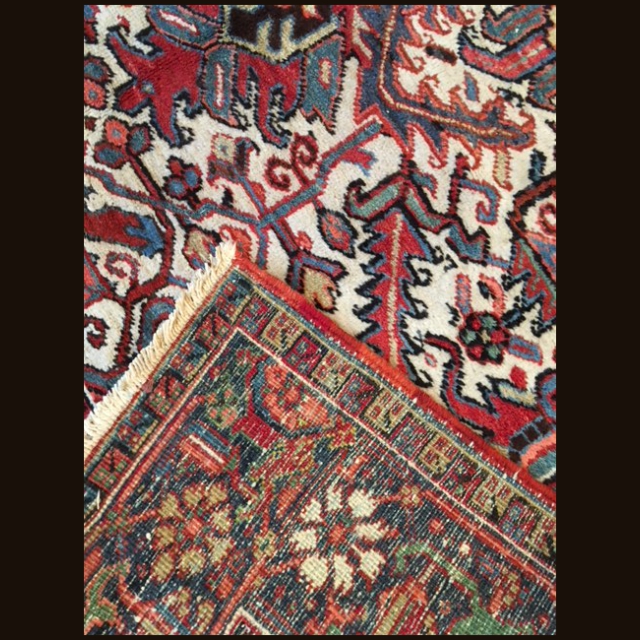 Antique Persian Heriz 6 x 9.8 SOLD - Image 5
