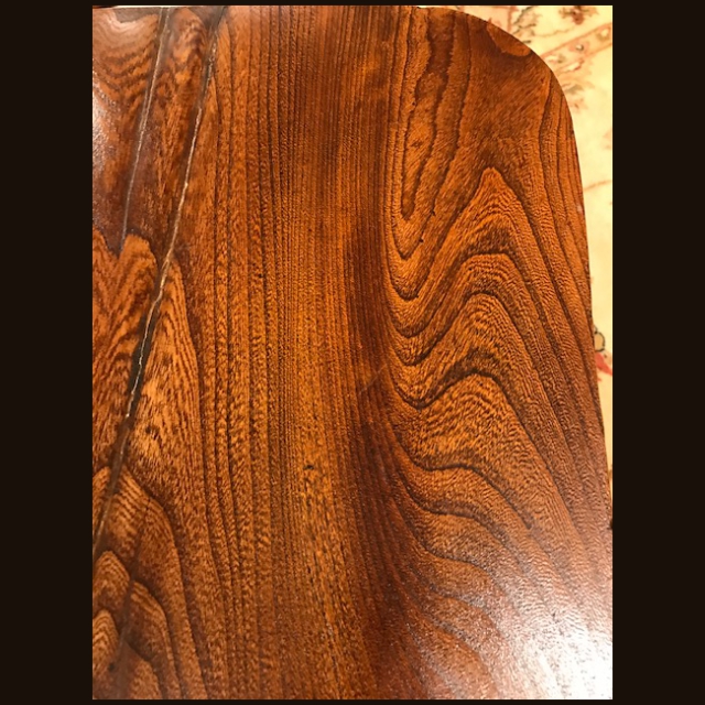 19th c English Elm Tripod Table - Image 5