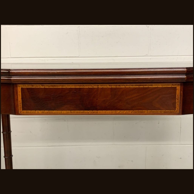 Mahogany Federal Style Extension Game Table SOLD - Image 4