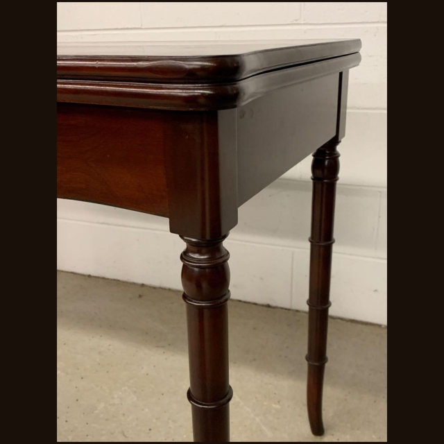 Mahogany Federal Style Extension Game Table SOLD - Image 6