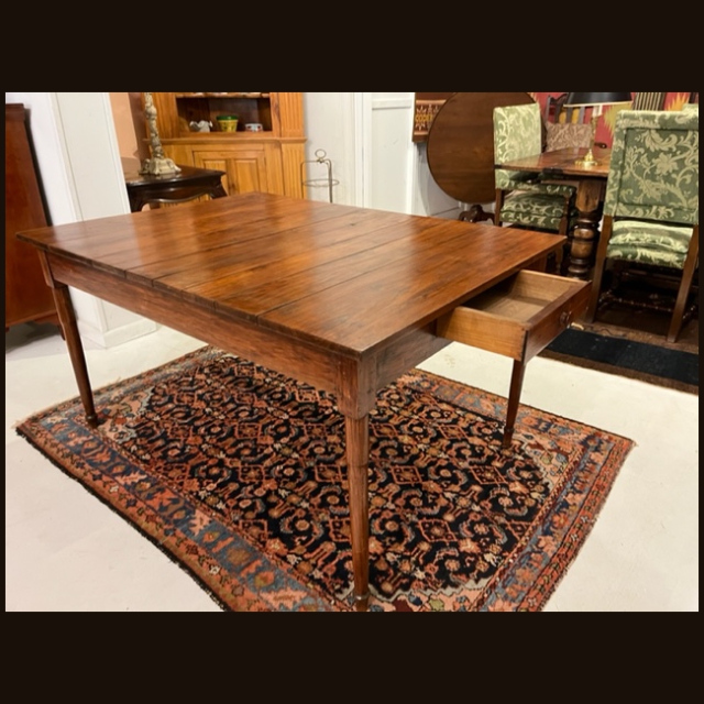 19th c American Walnut Table SOLD - Image 2