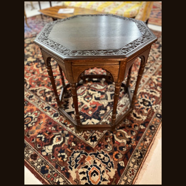 19th English Oak Center Table