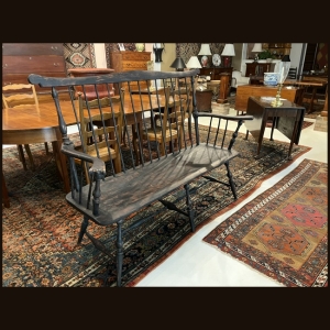 Bench Made Painted Windsor Settee